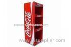 Logo Embossing Cardboard Beverage Display Racks For Supermarket / Store Adversiting