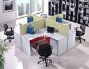 Eco-Friendly Corrugated Cardboard Furniture Four People Workstation Desktop Partition