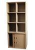 Glossy / Matte Lamination DIY Corrugated Cardboard Furniture Cabinet With Window