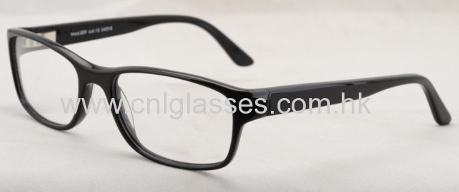 Regtangular acetate spring hinge reading glasses