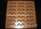 Wooden Perforated MDF Acoustic Panel Board For Wall / Ceiling BT new pattern