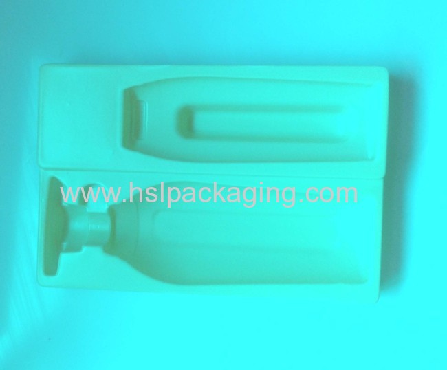 Fashionable new designPS material plastic flocking tray