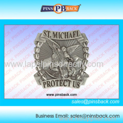 Die casting lapel pins -Soft Enamel Color - 3D effect image