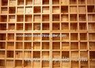 Simple Wooden Acoustic Diffuser Panel With BD New Pattern , L1200 * W600mm