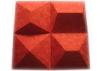 Red Sound BT Acoustic Diffuser Panel , Fire - Resistance Sound Absorptive BT new pattern