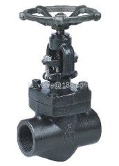 Forged steel globe valve