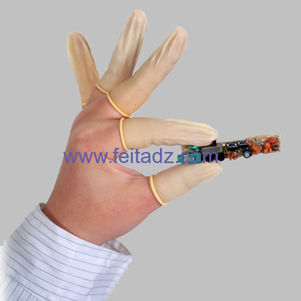 Antistatic Finger Cots/yellow Anti-static finger cots