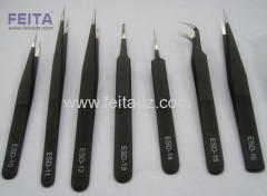 VETUS stainless steel anti-static high precision tweezers