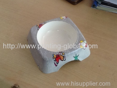 Thermal transfer tapes for plastic pet bowl