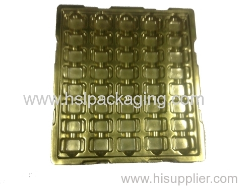 customzied flocking thermoformed plastic tray