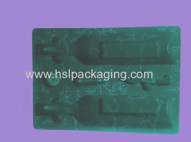 hot-sale flocking packaging tray