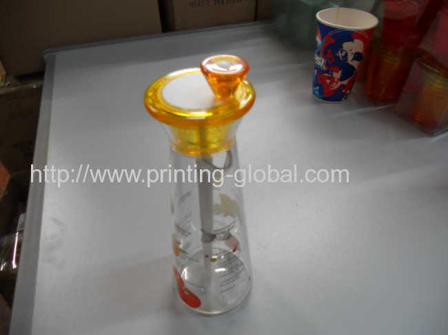 Thermal transfer film for glass ampulla with cork