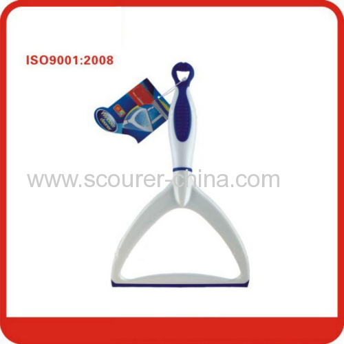 New plastic window squeegee with rubber blade with Paper tag