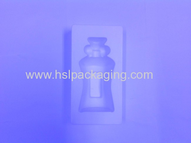 Cosmetic flocking tray/vacuum formed flocking tray