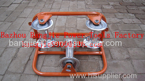 Aluminum alloy trip corner cable roller