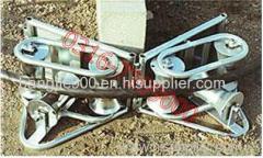 Stee ring cable roller