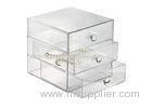 3 Layer Home Acrylic Clear Drawer Organizer For Makeup Storage