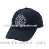 Cool 3d Embroidery Kids Baseball Caps , Polyester / Acrylic Sports Hats With Adjustable Velcro