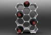 12 Bottle Beer Bottle Holder , Honeycomb Wine Display Stands