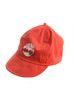Custom Printed Embroidery Red Kids Baseball Caps / Hats , 6-Panel For Youth