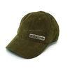 Custom Brown 58cm Embroidery Mens Baseball Cap With Plastic / Velcro Buckle