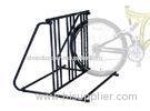 Metal Gravity Bike Stand , Bicycle Display Racks For Storage