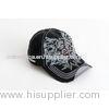 51cm - 62cm Washed Cotton Ladies Baseball Caps , Embroidered 5 Panel Caps Hats