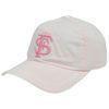 3D Embroidery / Printed White Ladies Baseball Caps , Personalized 100% Cotton Sports Caps