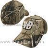 OEM / ODM Liquid Metal Logo Racing Baseball Caps Military Style Hats For Boy
