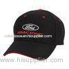 Liquid Chrome Logo Black Youth Team Racing Baseball Caps With Heavy Brushed Cotton