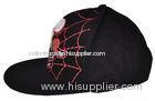Black Skull Graphics Printed Boys Hip Hop Caps ,Pre-Curved Visor 6-Panel Hat