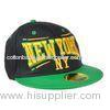 6 Panel Customized Embroidered Hip Hop Caps Pre-Curved Visor For Kids