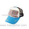 Brass / Velcro Buckle Cotton Visor Baseball Caps 58cm With Plat / 3d Embroidery