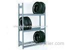 Wall Mounted Dove Gray Truck Tire Display Racks For Car Shop