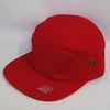Red Personalized Embroidery Snapback Cap For Promotion With Heavy brushed 100% Cotton