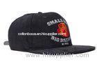 100% Cotton Azo Free Gray Embroidery Strap Back Hat With Velcro Closure