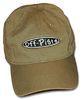 Coffee Color 100% Cotton 6-Panel Striped Strap Back Hats Embroidered For Men