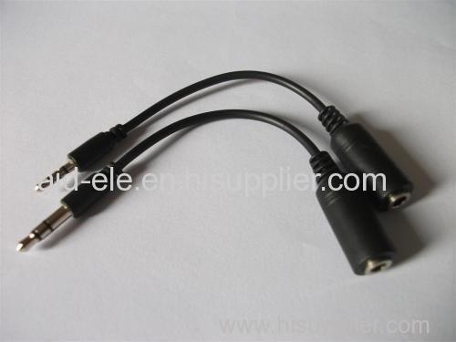 3.5mm Stereo cables Audio cable adapter customize