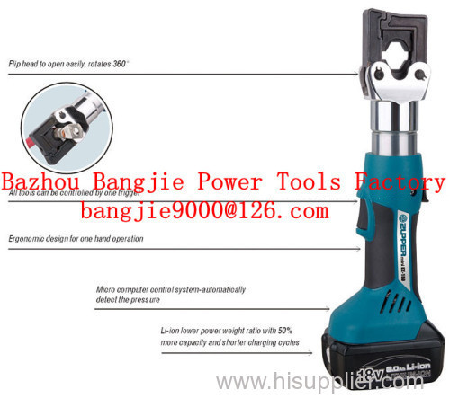 Battery Powered Crimping tool 4-150mm2