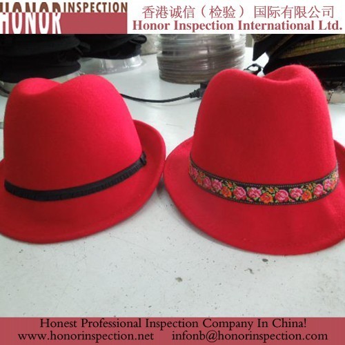 Final Products Inspection of the Huaqiao Hats