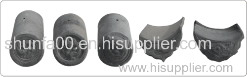 clay gray roof tile for building