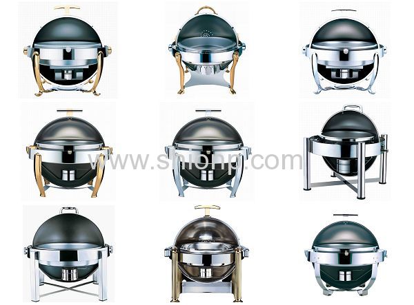 Stainless steel round chafing dish