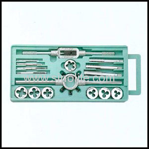 16pcs Metric (DIN) tap and die set