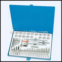 Metric tap and die and drill and screw extractor set 51pcs