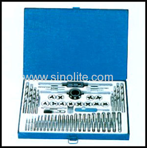 52pcs Metric &inch tap and die and drill set