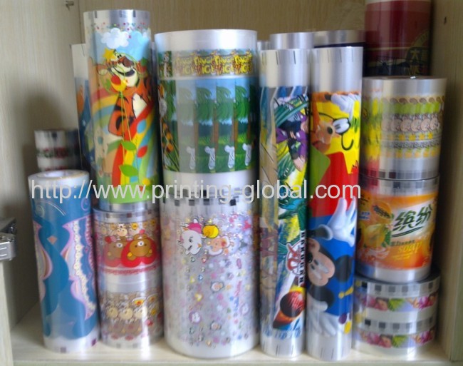 Hot stamping film for rectangular products