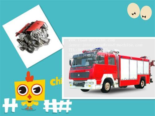 CHINA SINOTRUCK 6T/6M3 WATER FIRE TRUCK/FIRE ENGINE/FIRE FIGHTING TRUCK 290HP, ERUO II