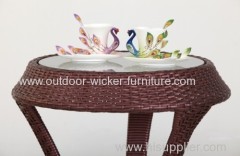 Rattan bar table and chair