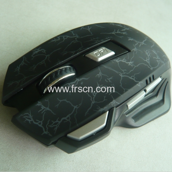 3200DPI ergonomic big size 7D optical gaming mouse with fire key/six color breathing LED