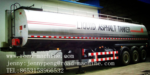 CHINA MEACHINERY 3 AXLES/ 30M3 LIQUID ASPHALT TANKER TRAILER